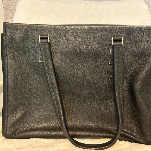 Kate Spade Black Pebbled Leather Naomi Tote + Wallet - Picture 7 of 9
